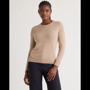 Quince Women's Sweater in Tan